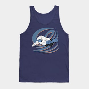 Snowboarding Astronaut Tank Top